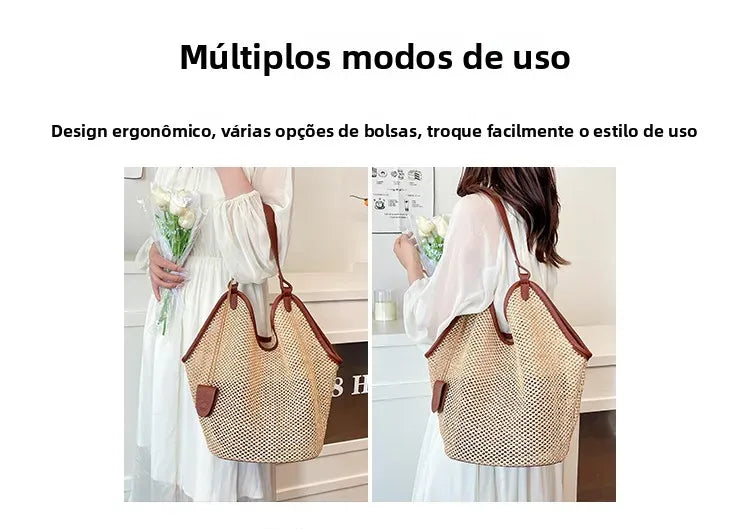 Bolsa de Ombro Maresias Marrom