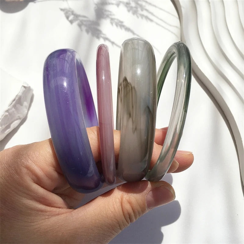 Conjunto Braceletes Mármore