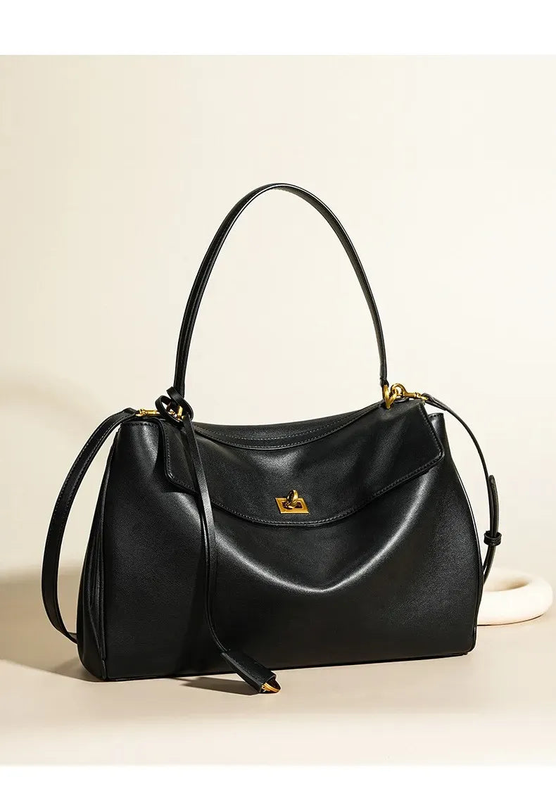 Bolsa Cassy de Ombro em Couro