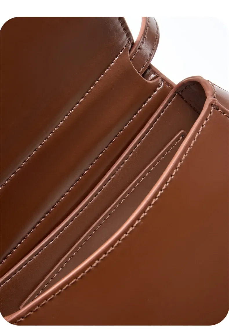 Bolsa Satchel em Couro Hush
