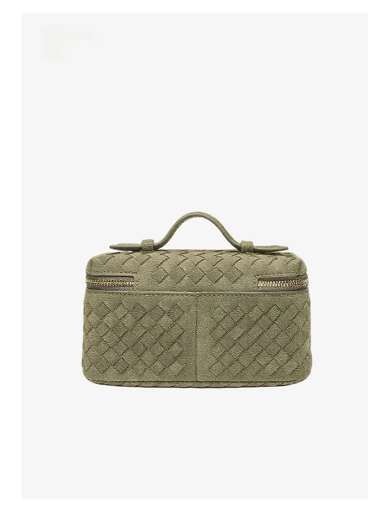 Bolsa Gênova Camurça em Tressê