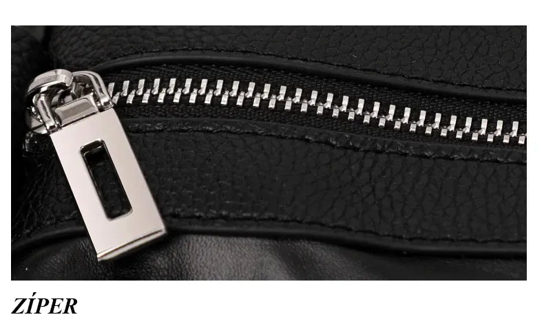 Bolsa de Mão em Couro Iona Black