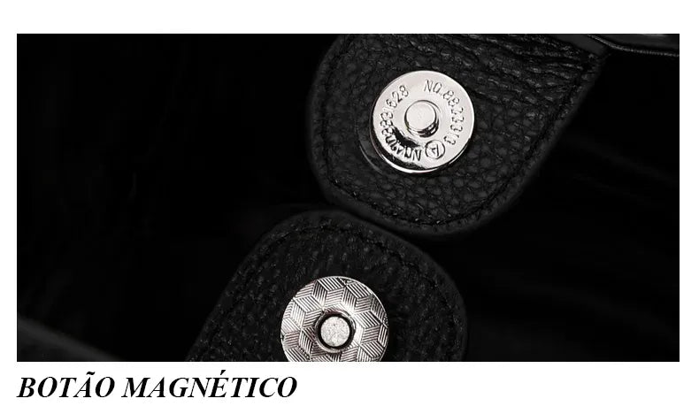 Bolsa de Mão em Couro Iona Black