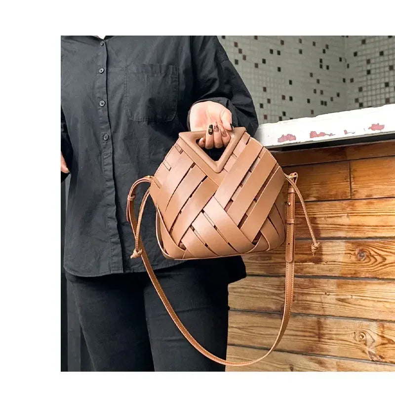 Bolsa de Ombro Couro Legítimo Lorena