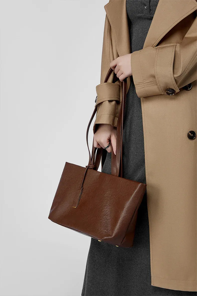 Bolsa Tote em couro Officer