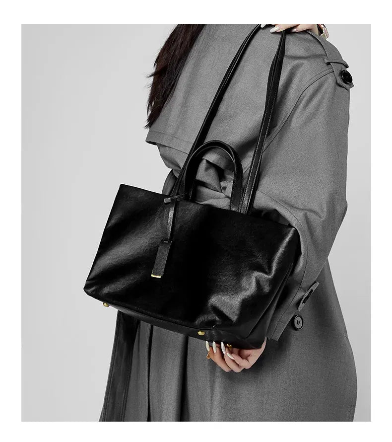 Bolsa Tote em couro Officer