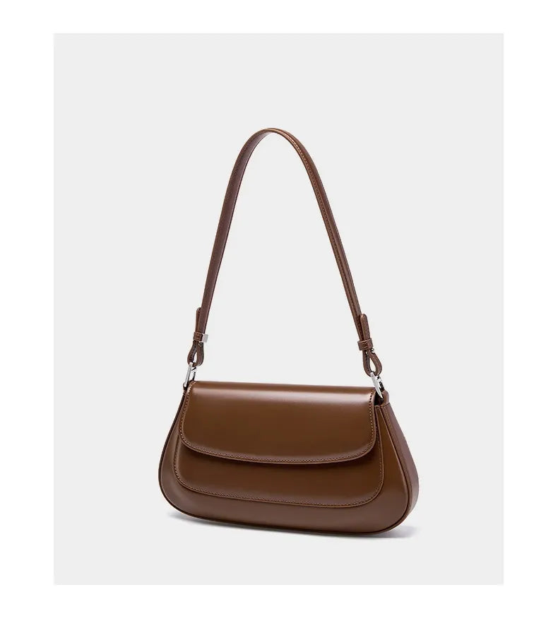 Bolsa Baguete em Couro Dállia