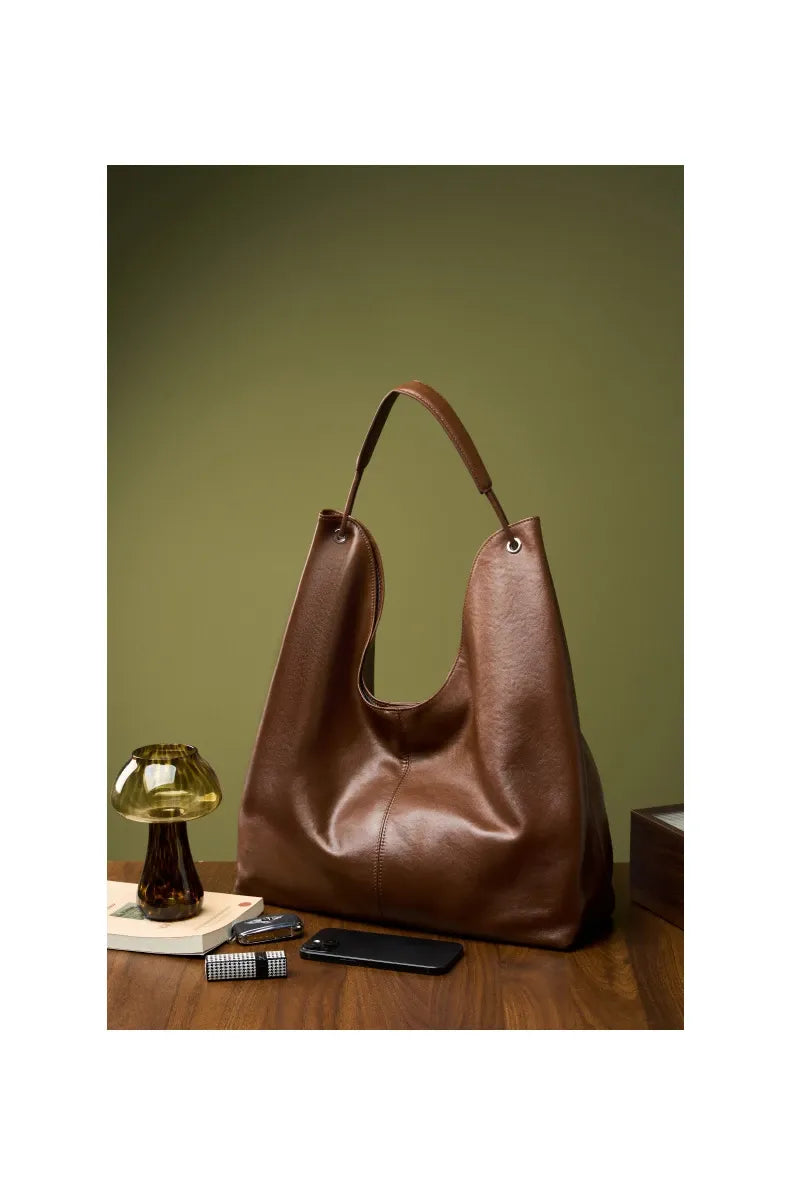 Bolsa Maxi em Couro Marion