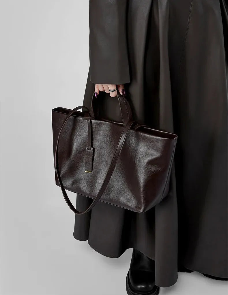 Bolsa Tote em couro Officer