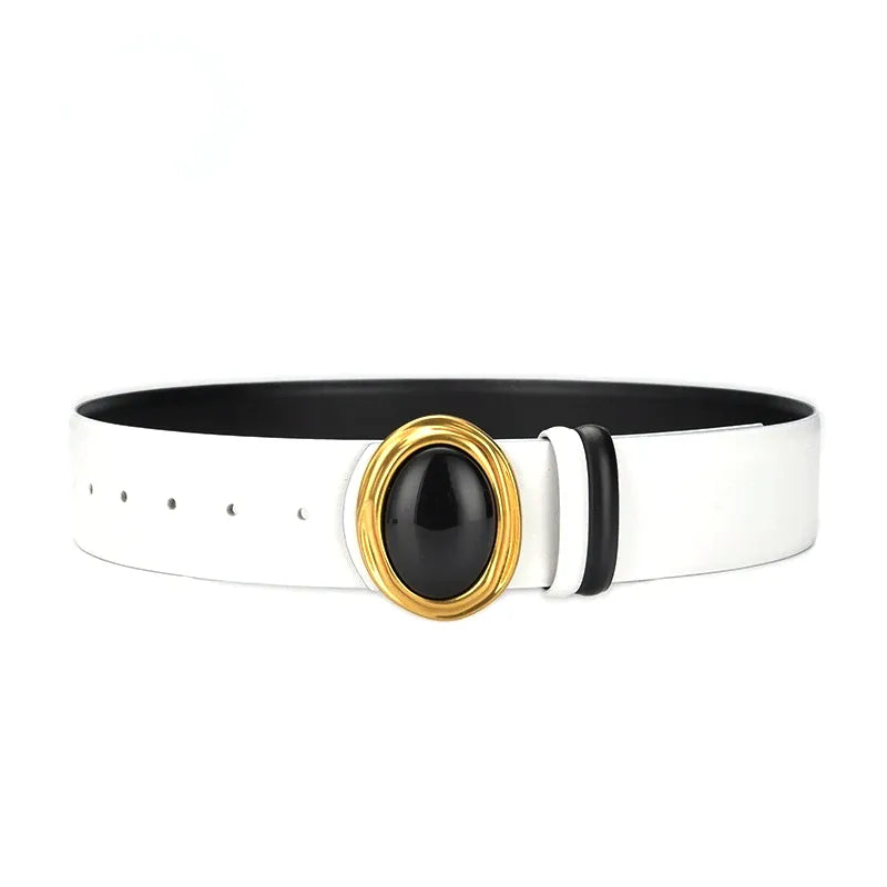 Cinto Couro Genuíno Ônix