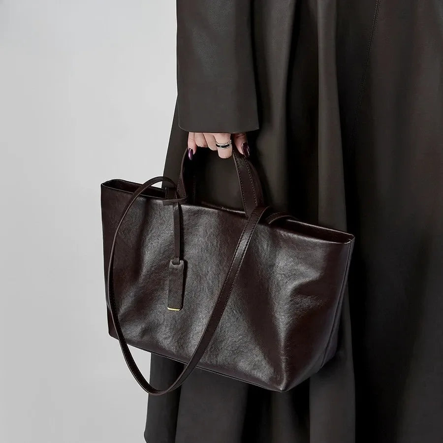 Bolsa Tote em couro Officer