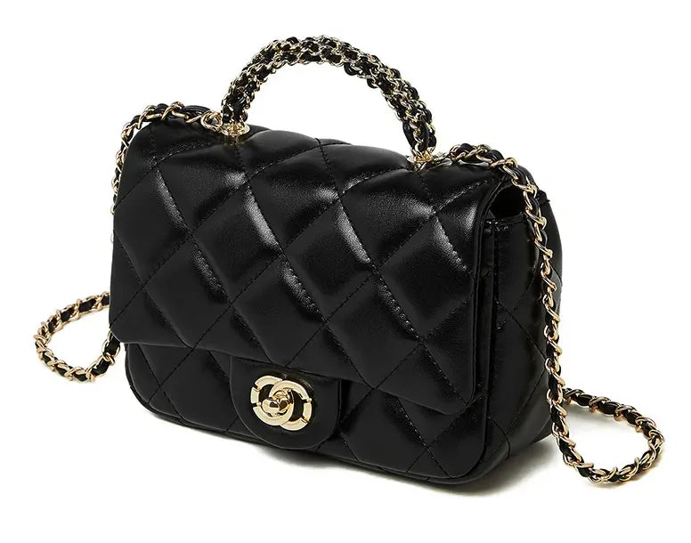 Bolsa Crossbody Matelassê em Couro Paris