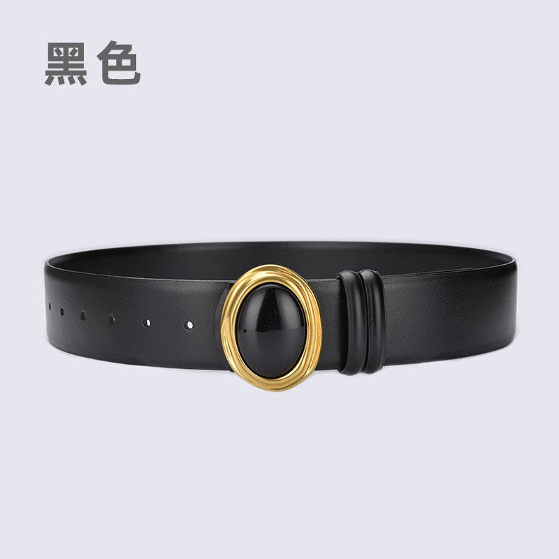 Cinto Couro Genuíno Ônix