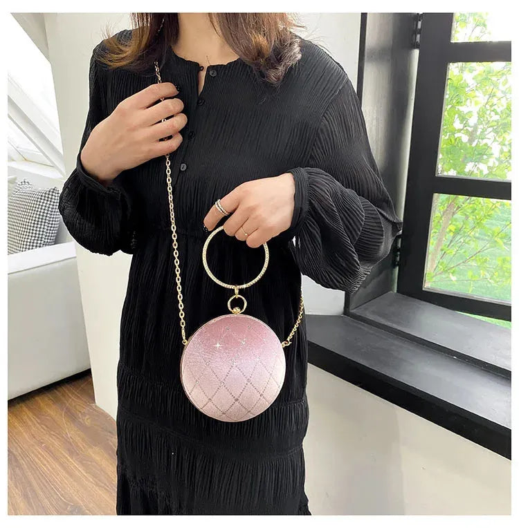 Bolsa de Mão Globo Velvet