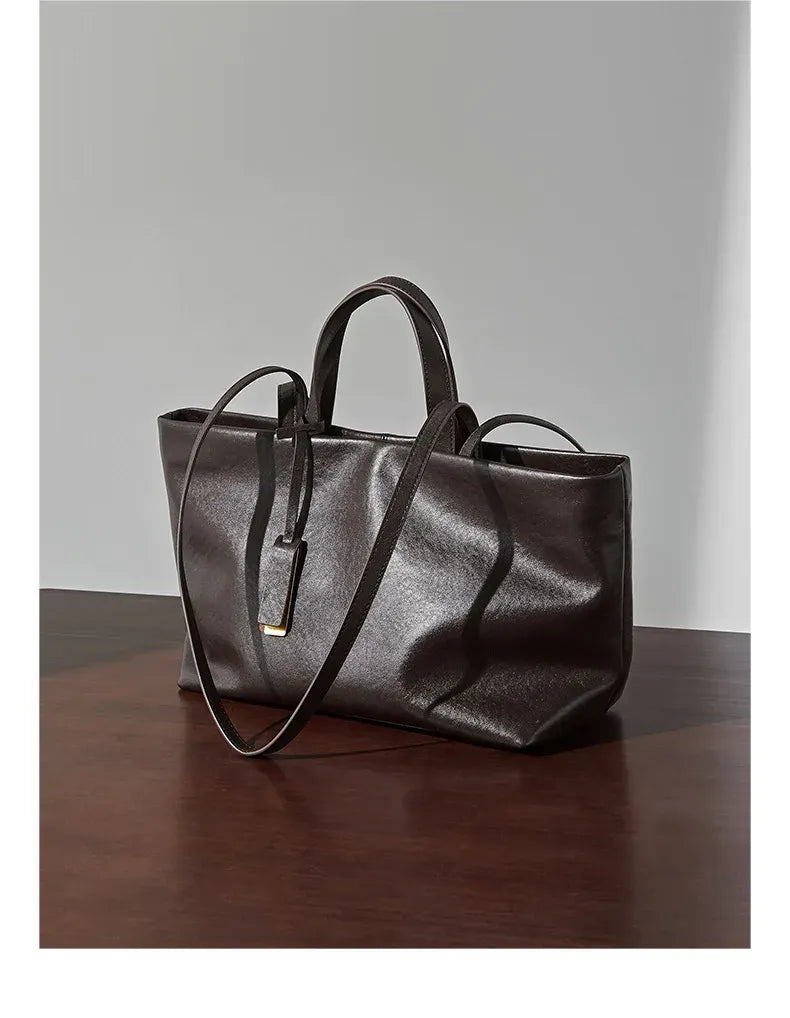 Bolsa Tote em couro Officer