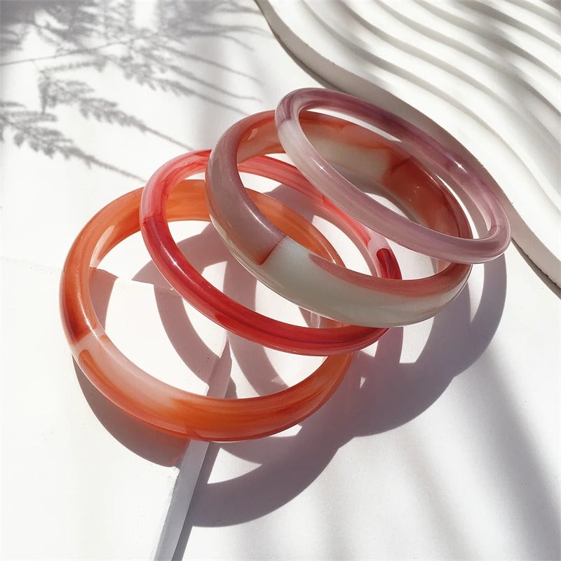 Conjunto Braceletes Mármore