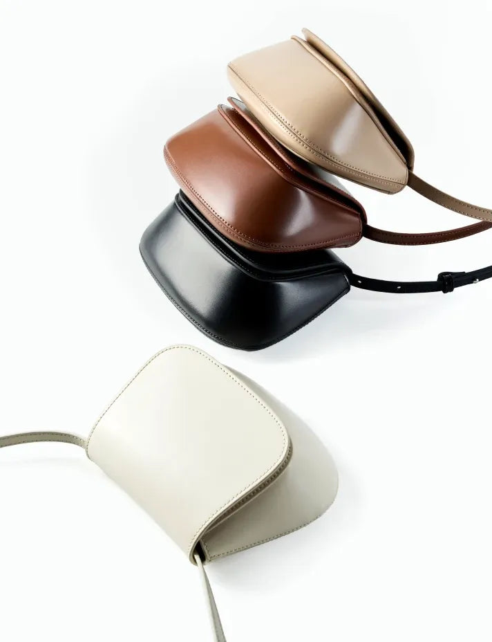 Bolsa Satchel em Couro Hush