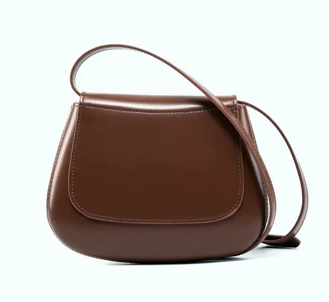 Bolsa Satchel em Couro Hush