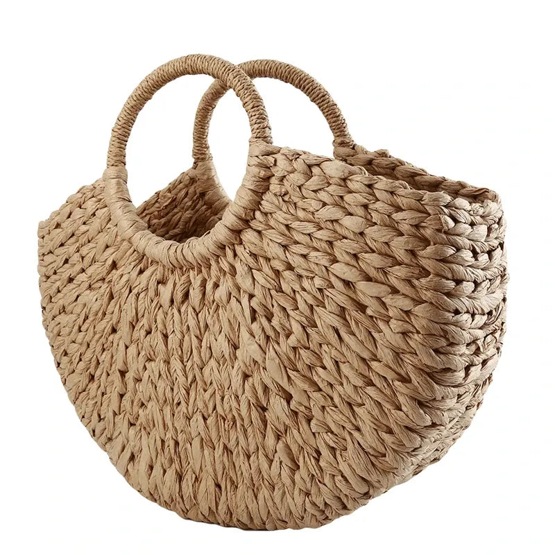 Bolsa Estruturada Palha Colorida Recifes