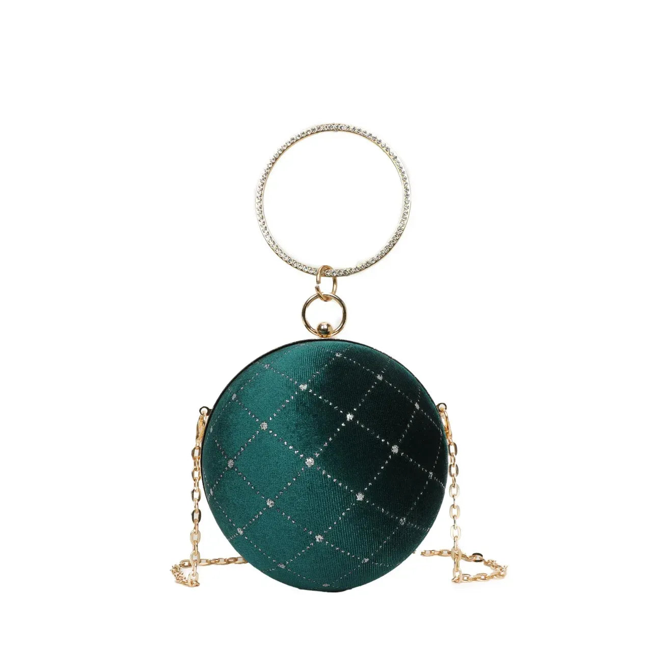 Bolsa de Mão Globo Velvet
