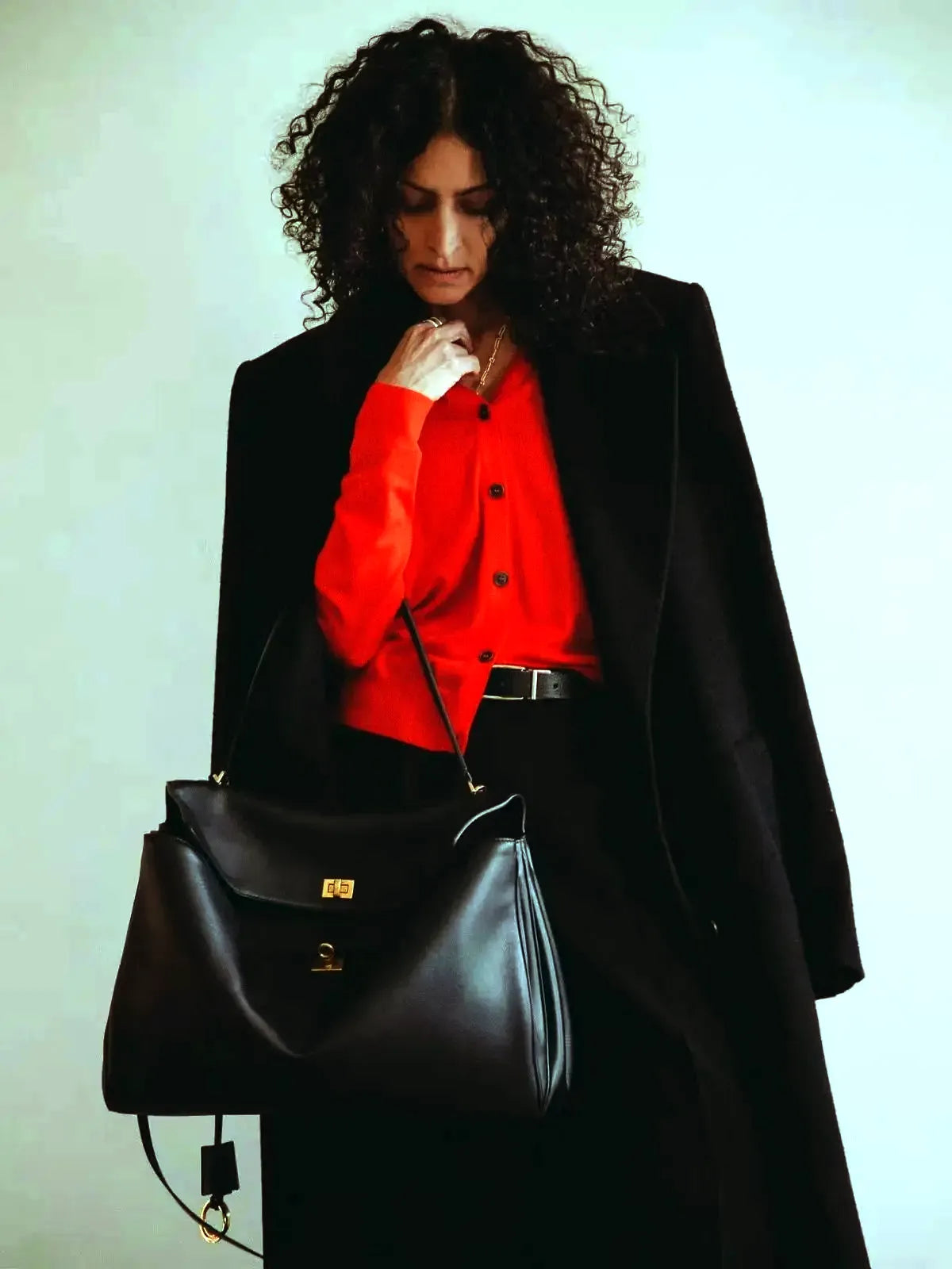 Bolsa Cassy de Ombro em Couro