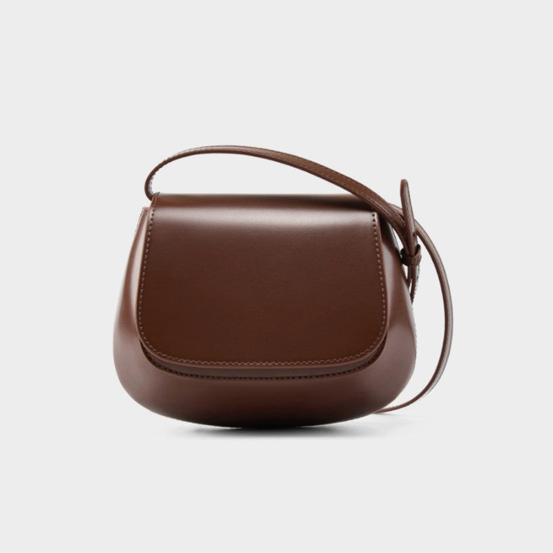 Hifashion clássico couro genuíno sela pequenas bolsas de ombro para as mulheres 2025 designer luxo crossbody bolsas vaca senhoras bolsas