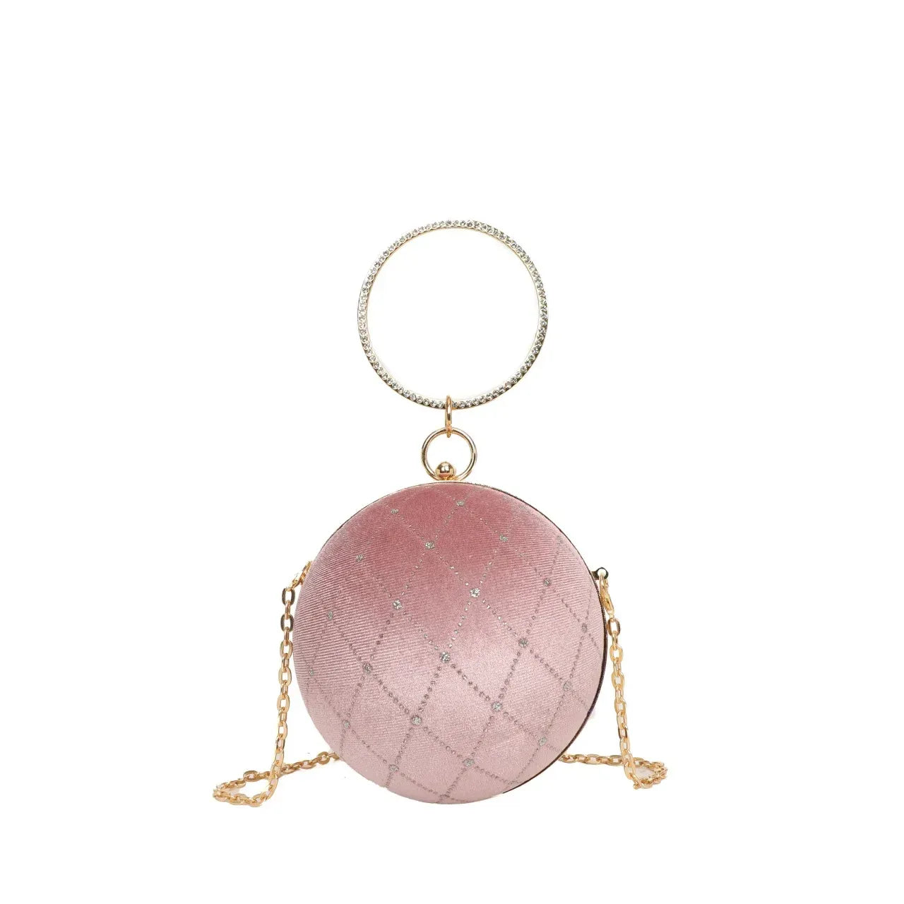 Bolsa de Mão Globo Velvet