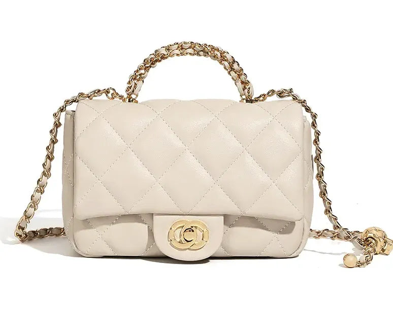 Bolsa Crossbody Matelassê em Couro Paris