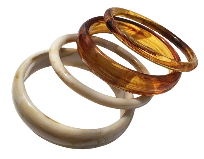 Conjunto Braceletes Mármore