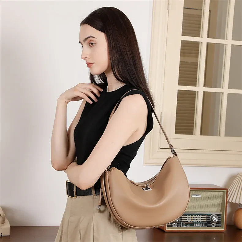 Bolsa de Ombro em Couro Verena