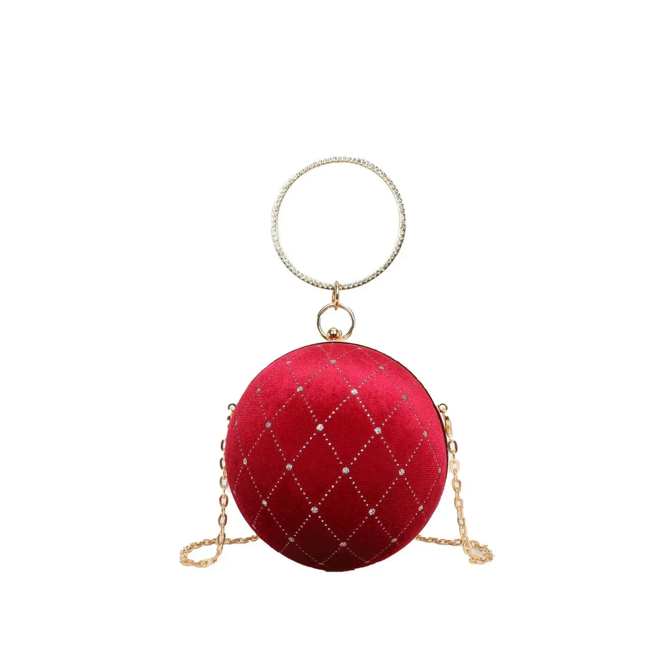 Bolsa de Mão Globo Velvet
