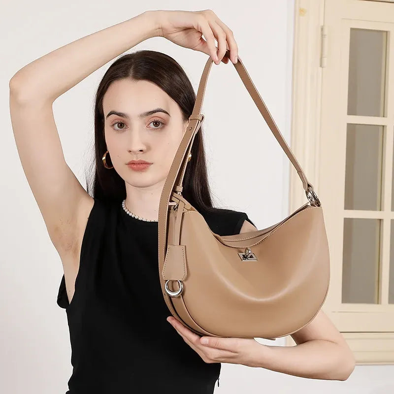 Bolsa de Ombro em Couro Verena