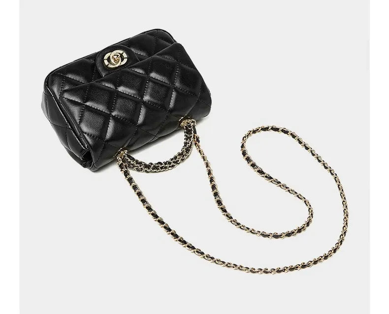 Bolsa Crossbody Matelassê em Couro Paris