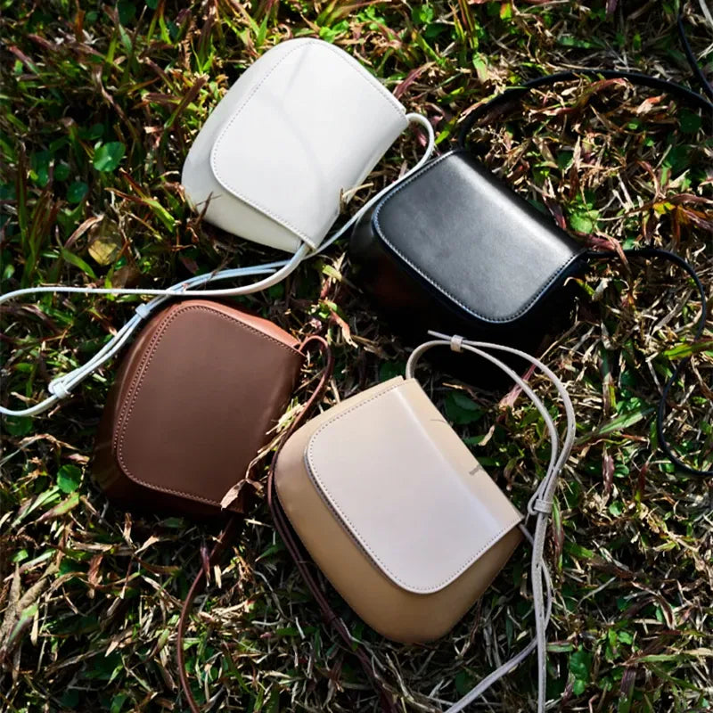 Bolsa Satchel em Couro Hush