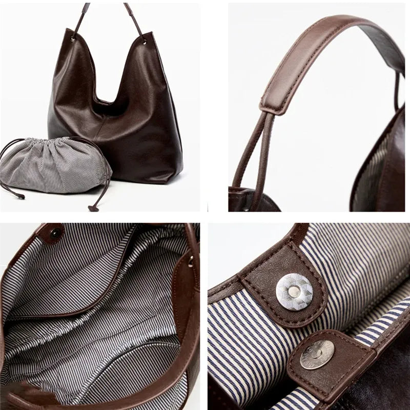 Bolsa Maxi em Couro Marion