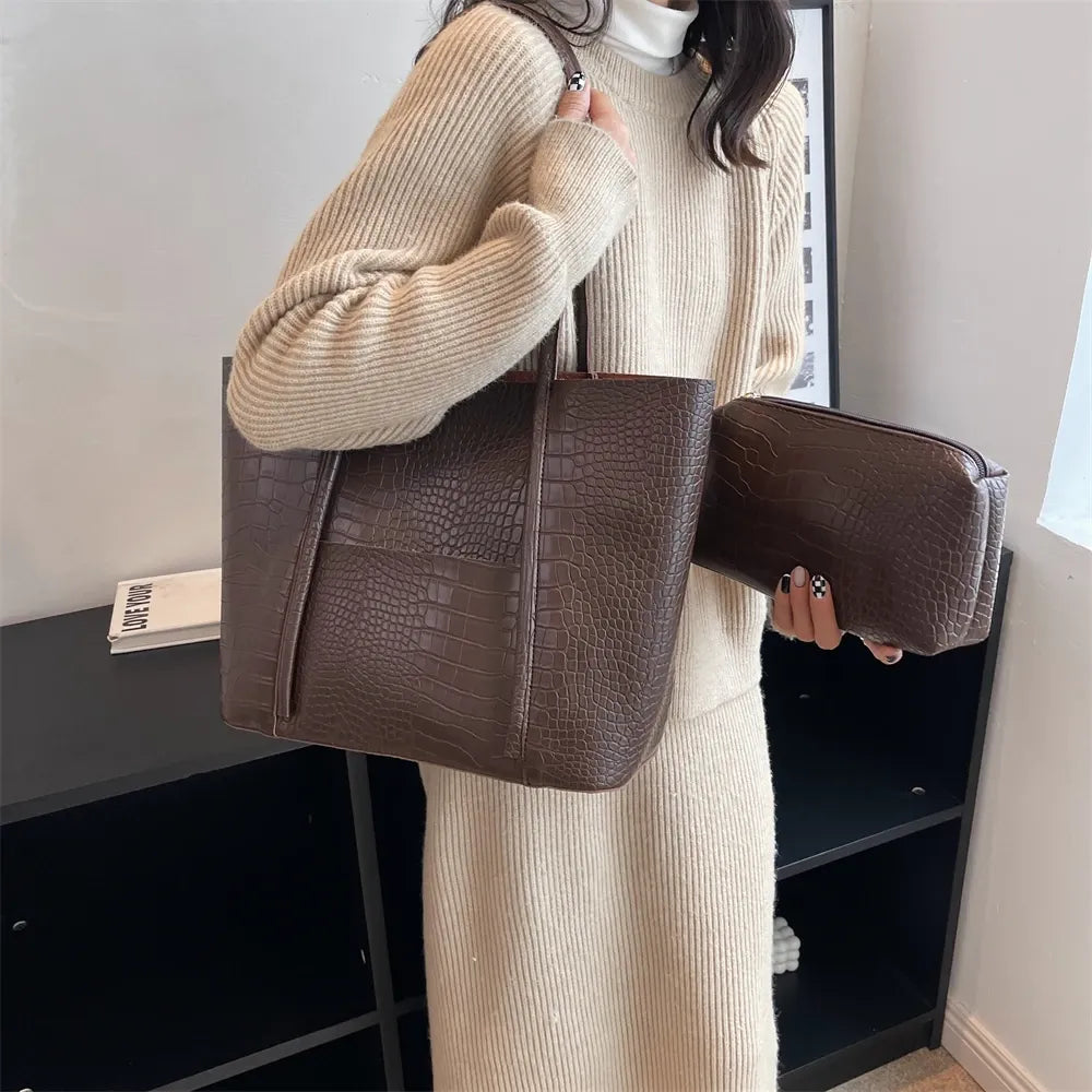 Bolsa Tote de Ombro Manhattan