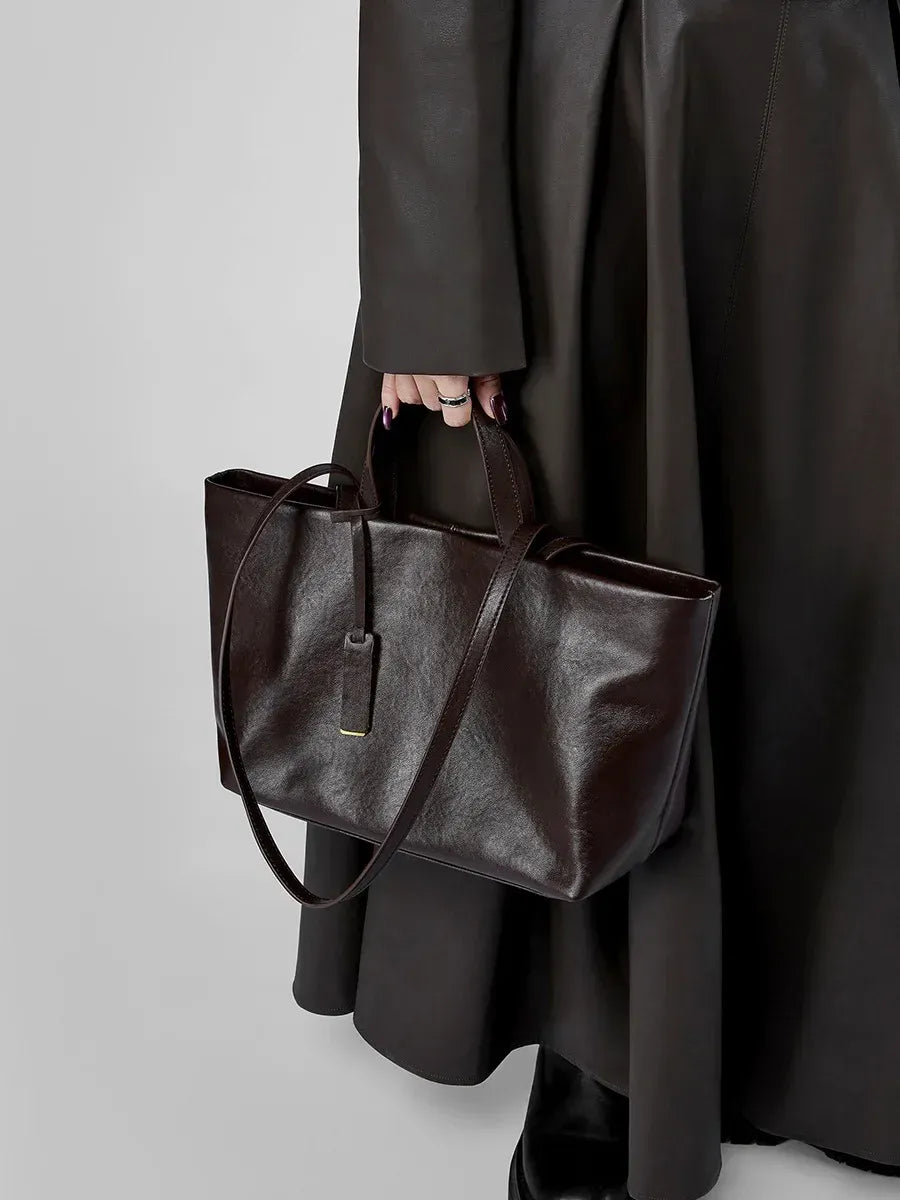 Bolsa Tote em couro Officer