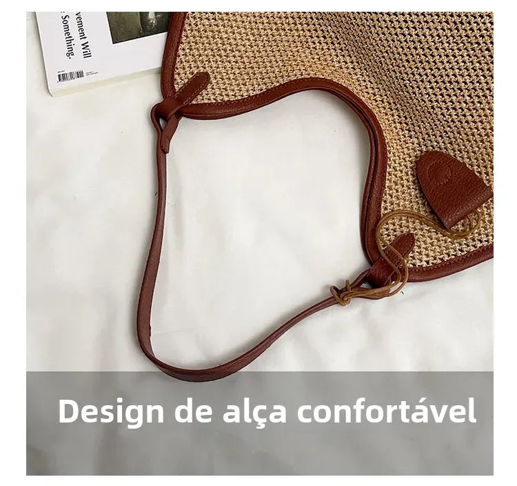 Bolsa de Ombro Maresias Marrom