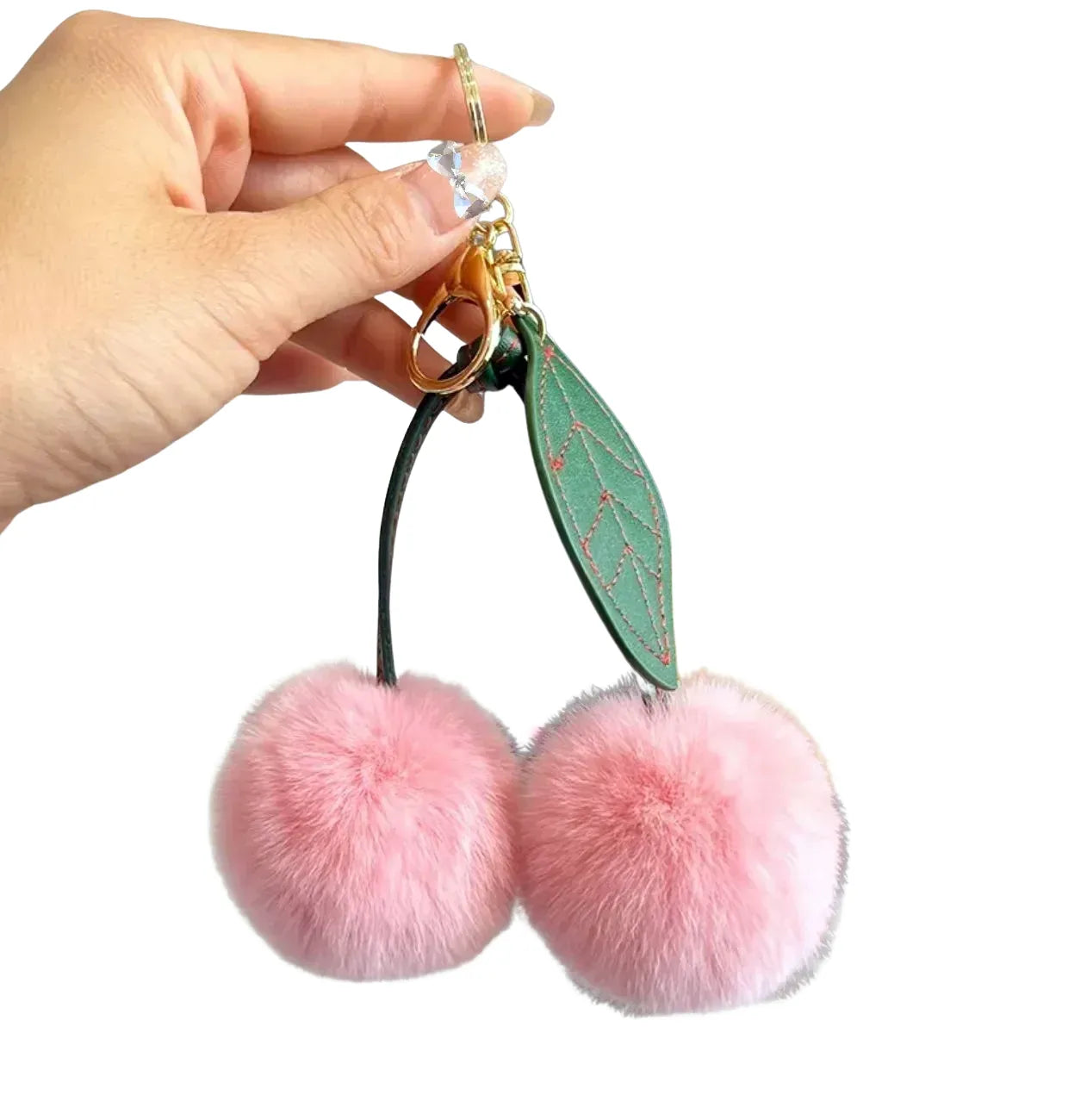 Pingente/Chaveiro de Bolsa Cereja