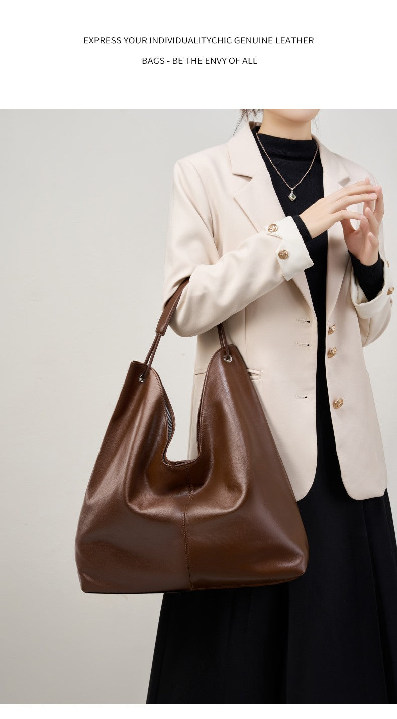 Bolsa Maxi em Couro Marion