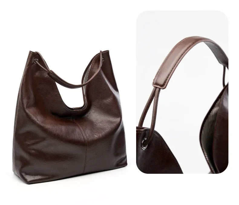 Bolsa Maxi em Couro Marion