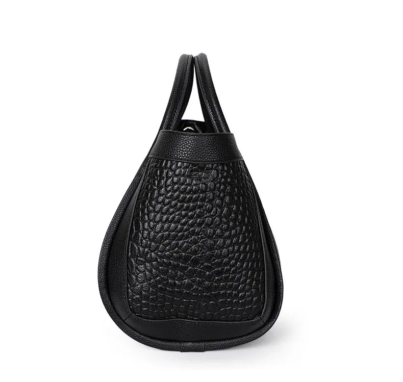 Bolsa de Mão em Couro Iona Black