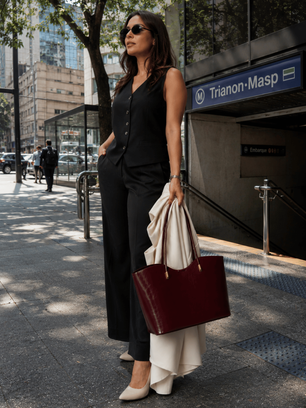Bolsa Tote de Ombro Zaira