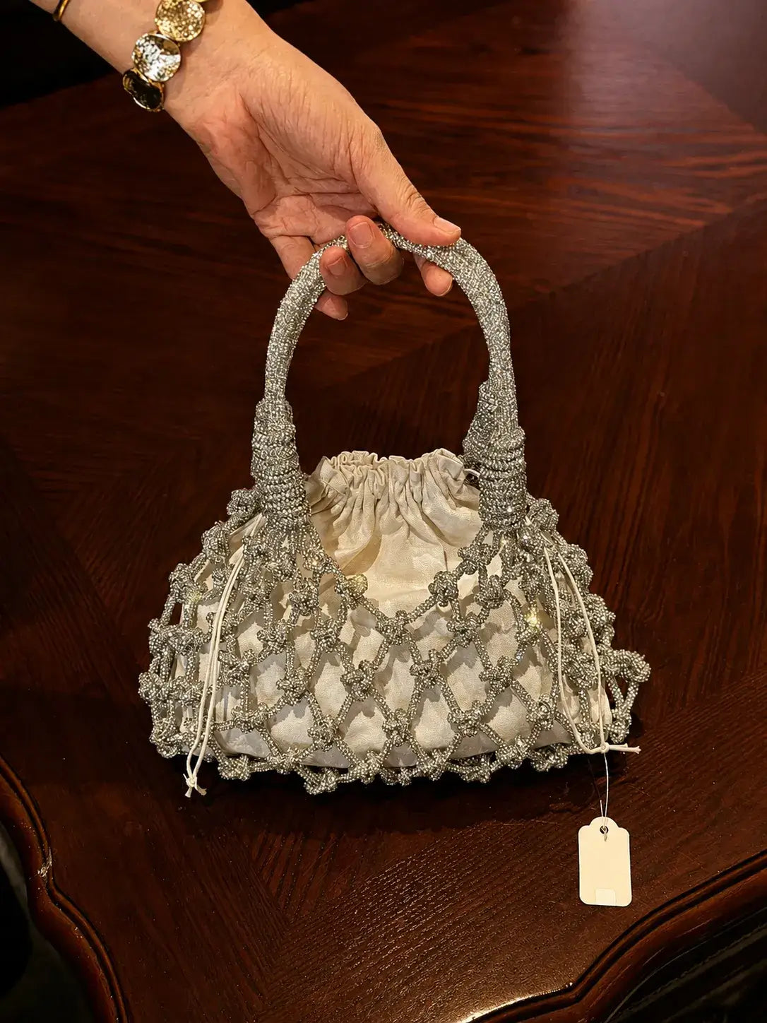 Bolsa Cristalo de Mão