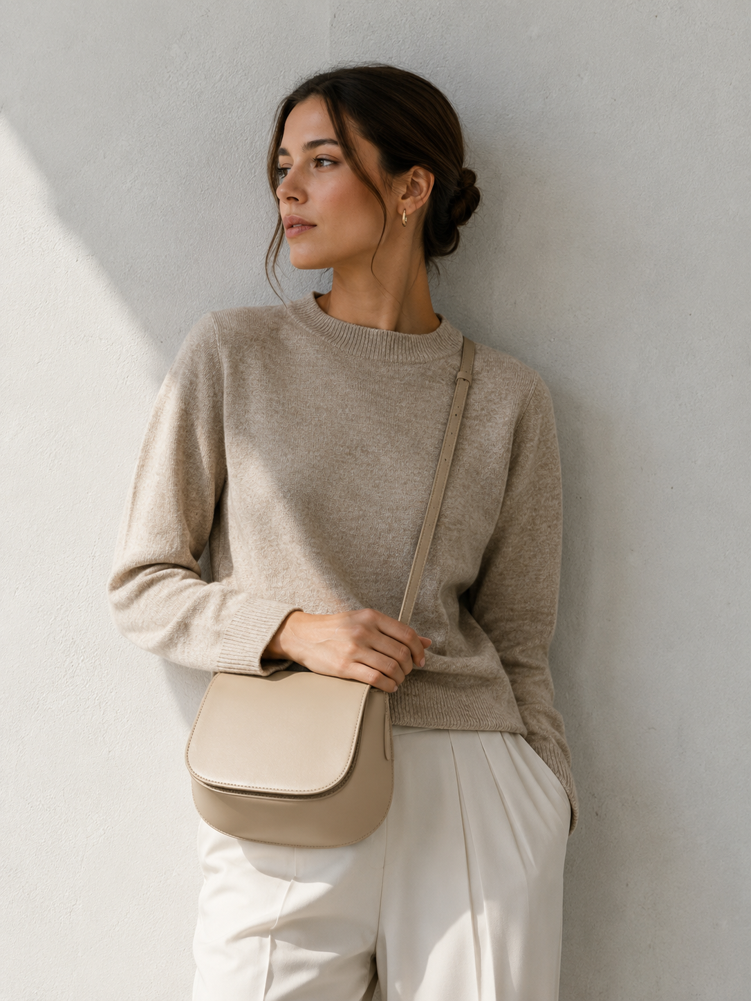 Bolsa Satchel em Couro Olivia