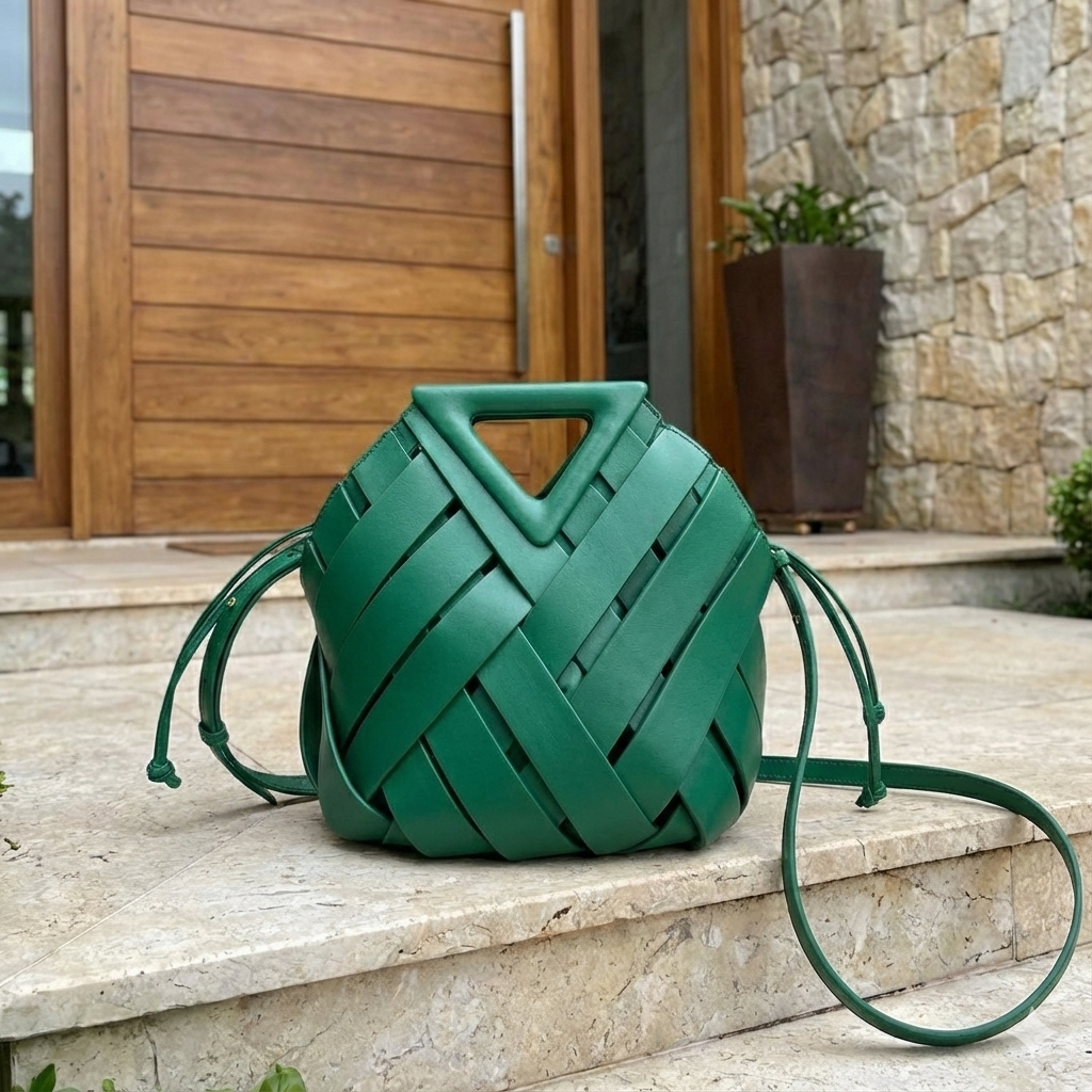 Bolsa de Ombro Couro Legítimo Lorena