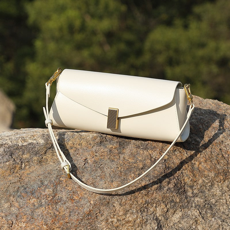 Hifashion elegante couro genuíno axilas sacos de ombro para as mulheres 2025 designer luxo crossbody bolsas praça senhoras bolsas