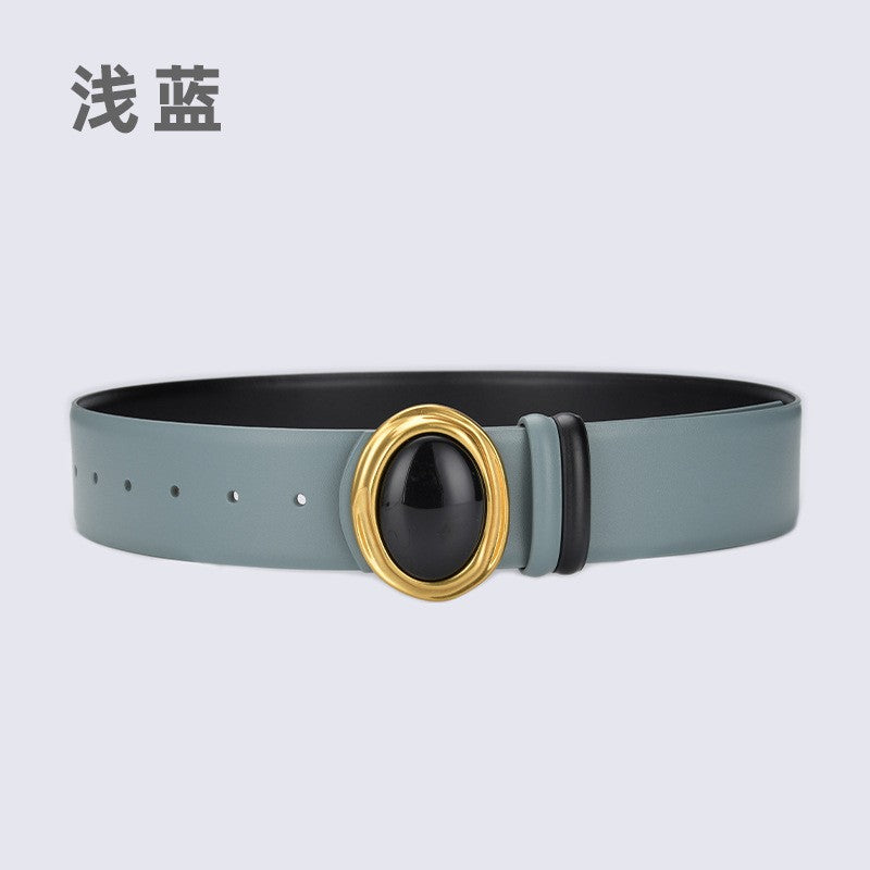 Cinto Couro Genuíno Ônix