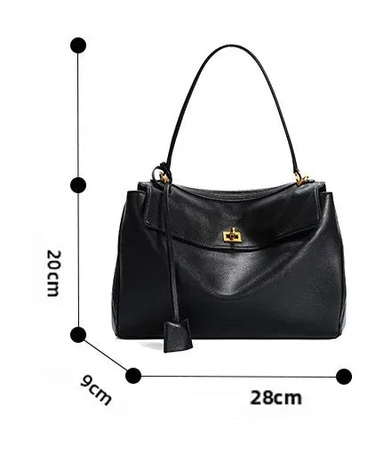 Bolsa Cassy de Ombro em Couro