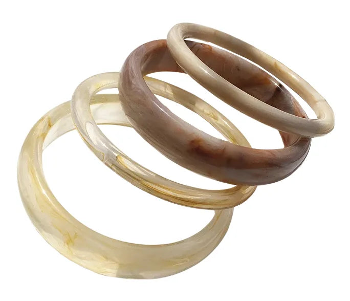 Conjunto Braceletes Mármore